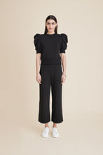 Load image into Gallery viewer, The Culotte Sweatpant in Black